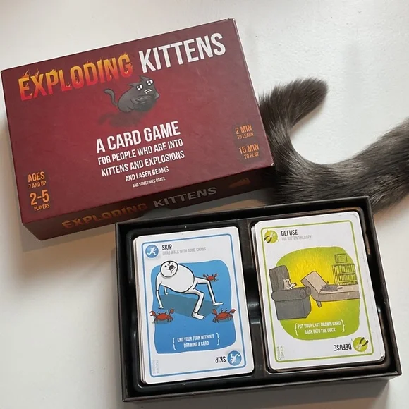 Exploding Kittens Card Game - Red - Picture 3 of 3